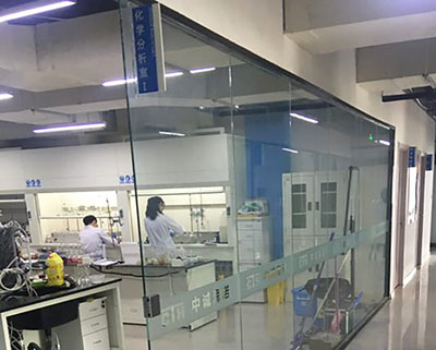 中诚海诺检测AOC-C有机卤素燃烧炉客户现场