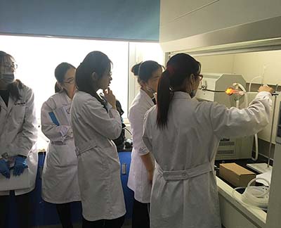 中诚海诺检测AOC-C有机卤素燃烧炉客户现场