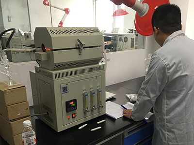 山东临沂客户AOX-C有机卤素燃烧炉客户现场