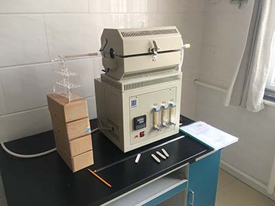 山东客户AOX-C有机卤素燃烧炉客户现场