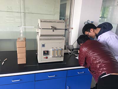 山东客户AOX-C有机卤素燃烧炉客户现场